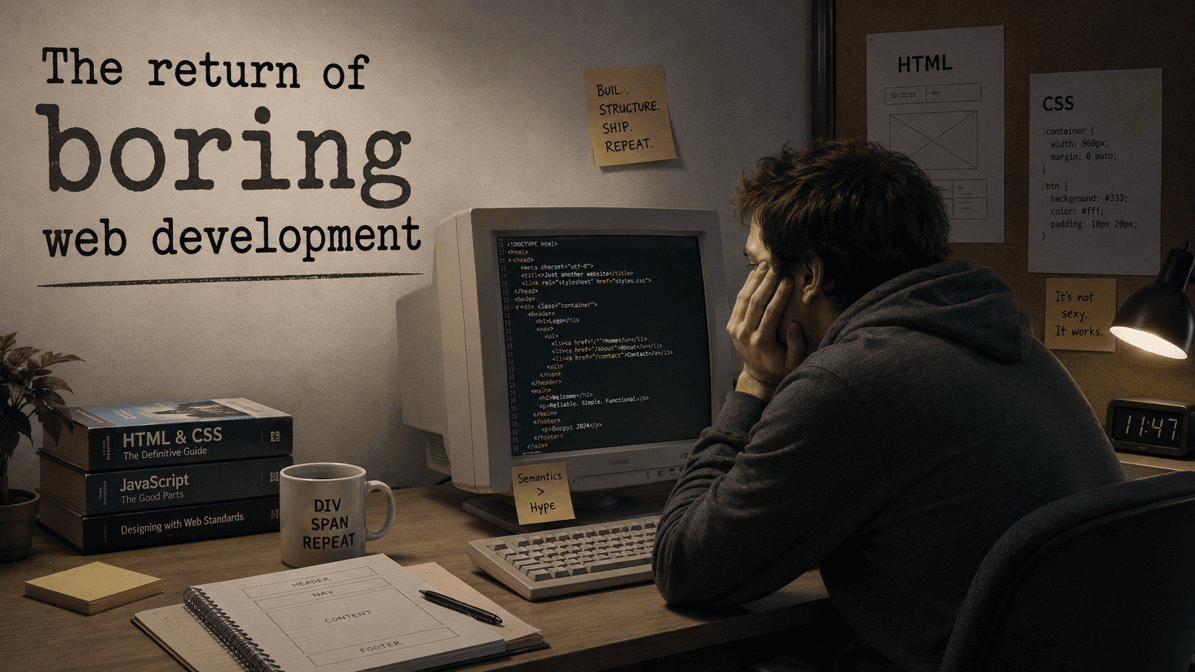 The return of boring web development